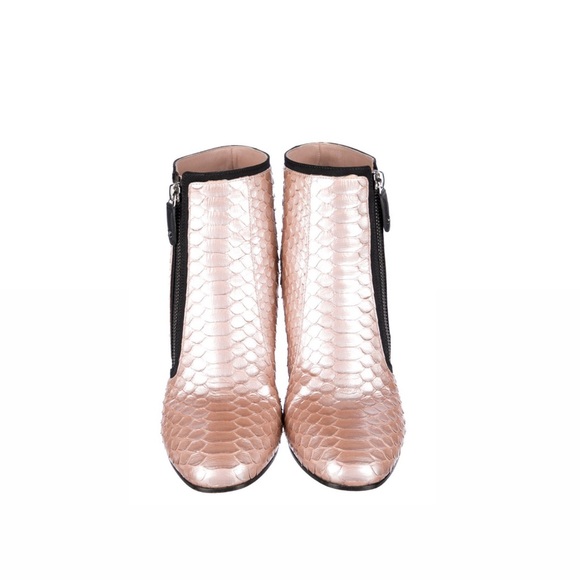 CHANEL PYTHON BOOTIES - Picture 3 of 5